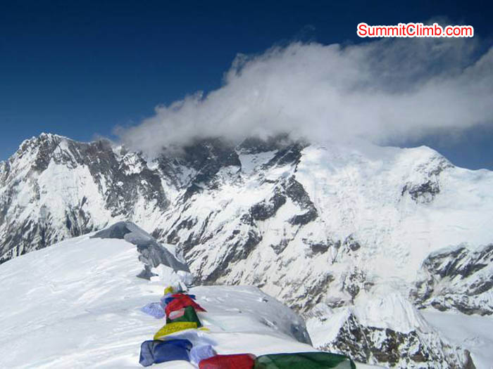 Everest Massif from Baruntse summit. Jussi Kuva Photo.