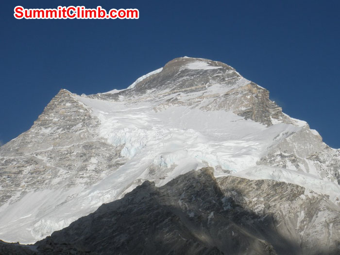 Cho Oyu mountain look beautiful photo taken from ABC. Photo Pemba Sherpa