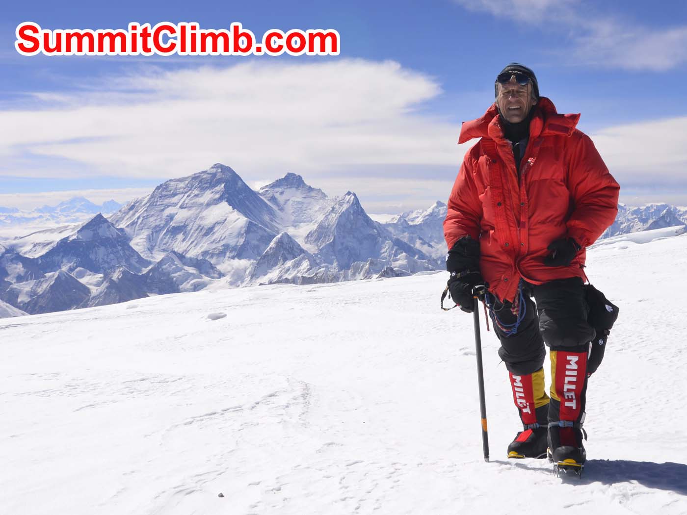 Dmitri on the summit 24 May. Pemba Sherpa Photo