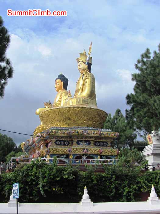 Buddha statues near SummitClimb office in Kathmandu. Troy Bacon Photo