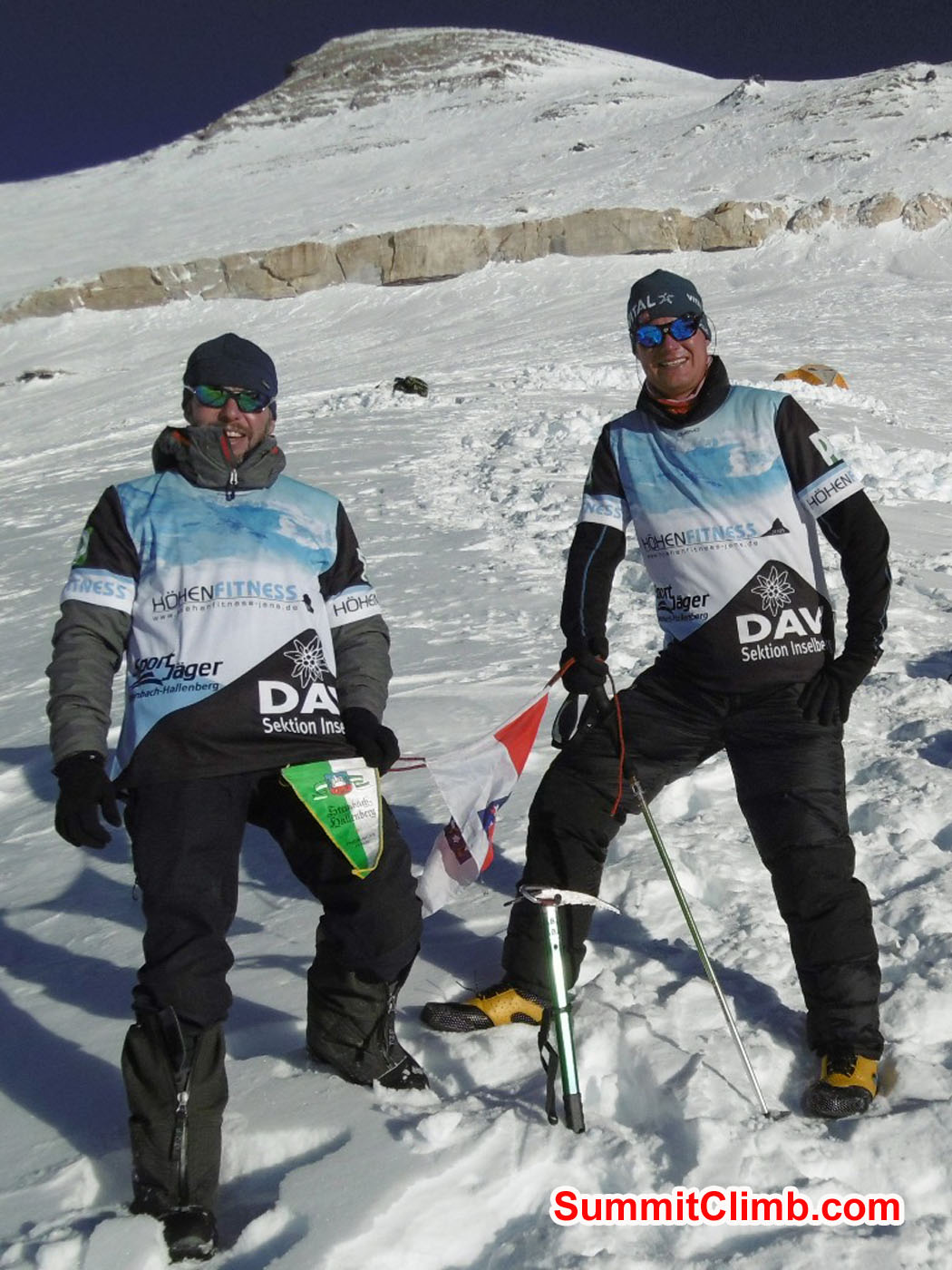 Stefan and Thomas, sponsored by Deutsche Alpine Vereinung. Tenji Sherpa Photo