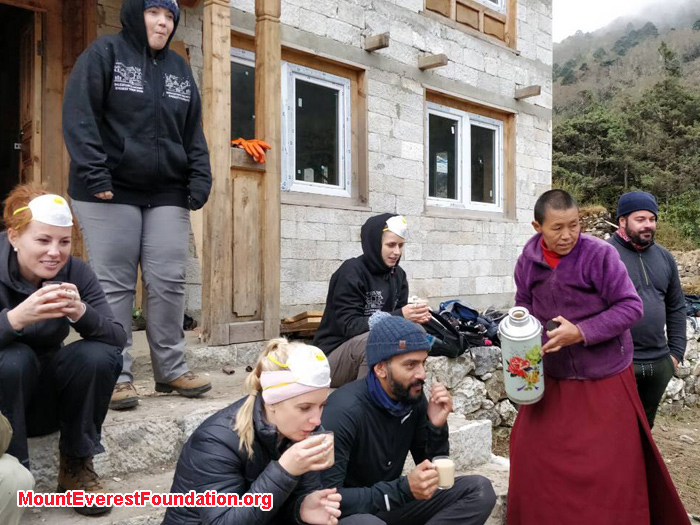 Enjoying day with Deboche team with Future monk