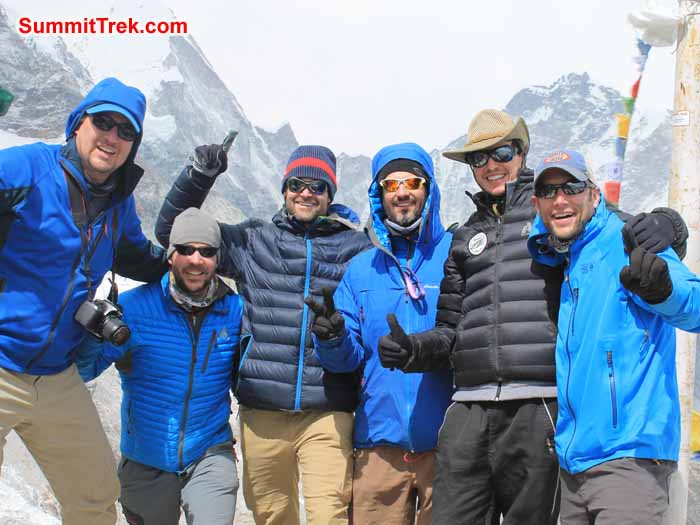 Team at Everest Basecamp.