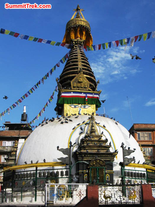 A large Stupa in Thahity square, Kathmandu. Photo by Keith Bailey
