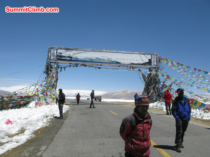 The gateway to Everest National Park. From here it is a short drive up to Chines basecamp at 5200 metres/17,000 feet. Photo Rares Voda
