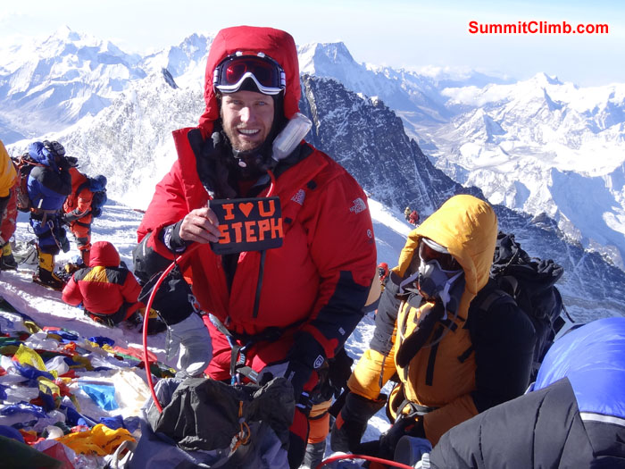 Summit Photo of Steve Pearson – Photo  David Roskelly