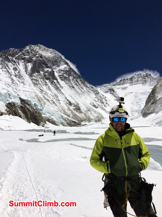 Andrew and Everest and Lhotse Background