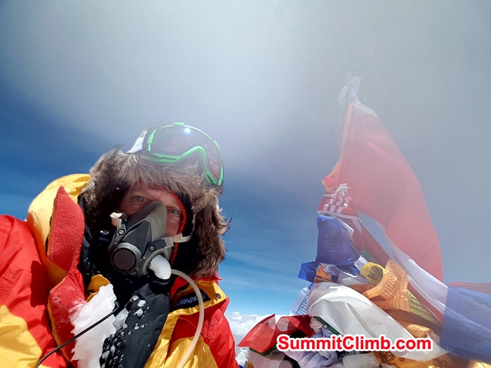 Arkadiusz Babij summit at Everest