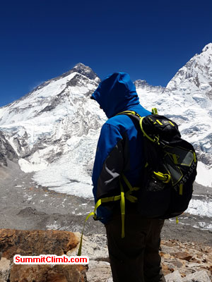 Everest Summit seen from Pumori ABC.