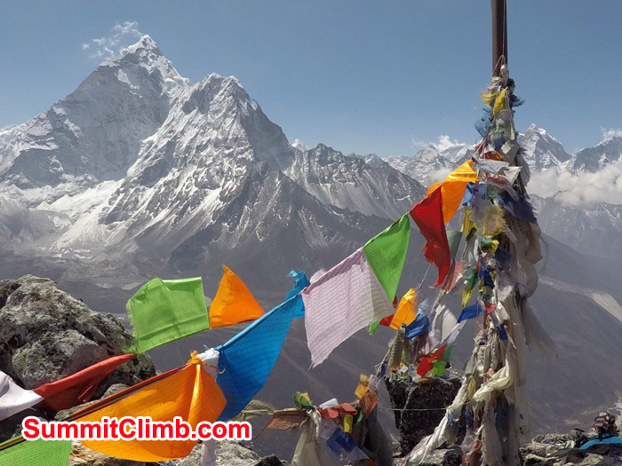 View of Himalayan Range during our wonderful Everest Trek