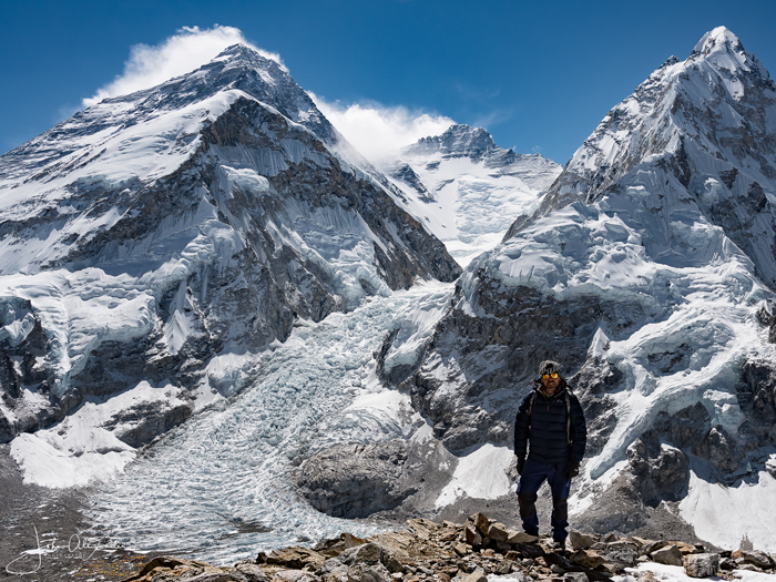 Everest, lhotse and Nuptse seen from Pumori ABC