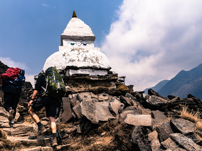 Stupa while Everest Trek