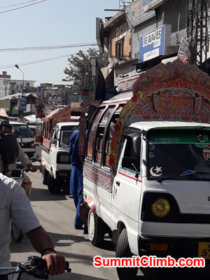 Street traffic in Rawalpindi
