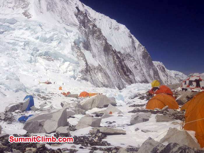 Basecamp and tents