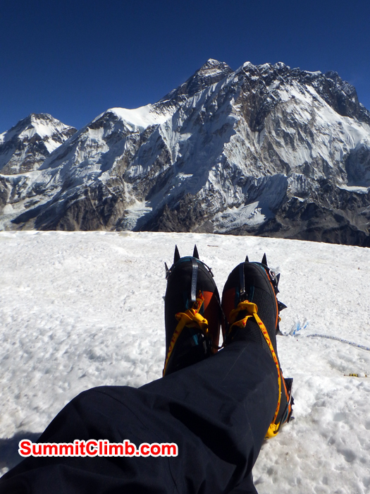 Everest View from Lobuche. Photo Warwick Van Aardt