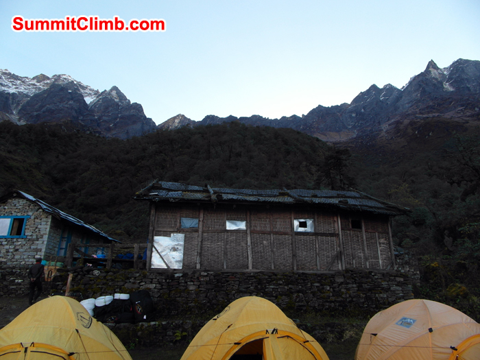 Kothey Tashi Ongma at 3500 metres-11,500 feet