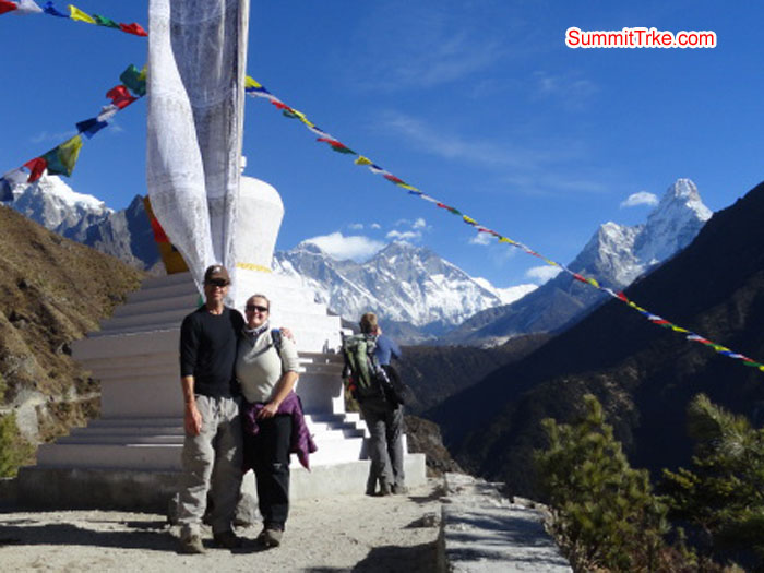 Beautiful day just after 15 minutes way from Namche. Photo Darek