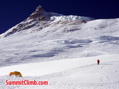 climbers heading for summit from Camp 4