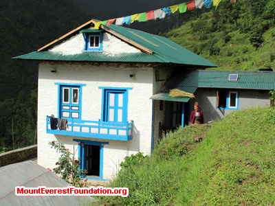 nepal volunteer trek, patle house