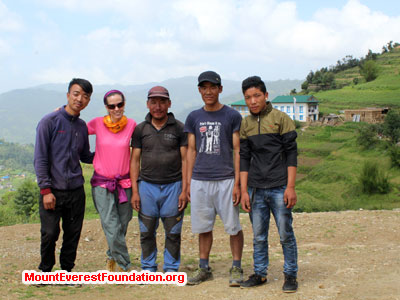 nepal volunteer trek, our staff