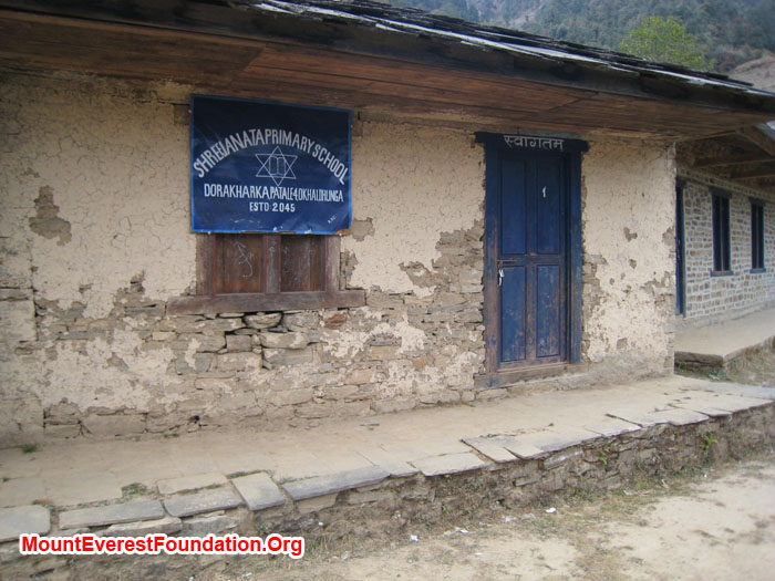 One of the primary school of Dhorkarka. Photo Shelley Bloom